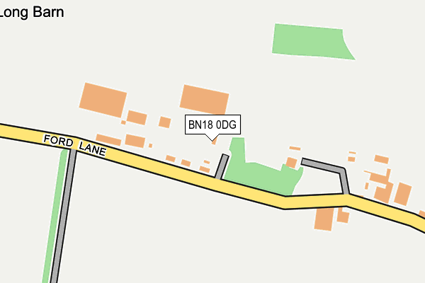 BN18 0DG map - OS OpenMap – Local (Ordnance Survey) BN18 0DG map - OS OpenMap – Local (Ordnance Survey)