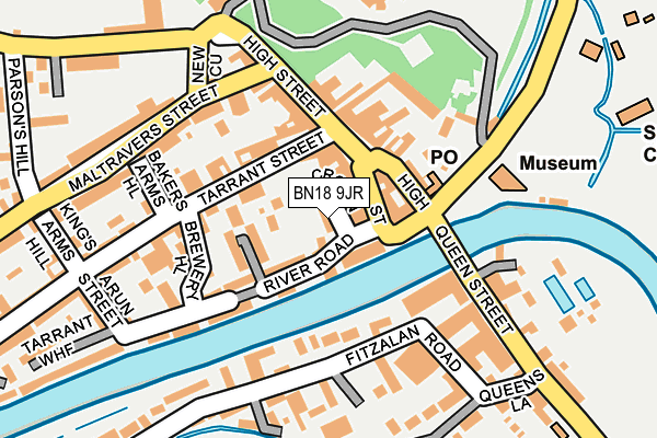 BN18 9JR map - OS OpenMap – Local (Ordnance Survey) BN18 9JR map - OS OpenMap – Local (Ordnance Survey)