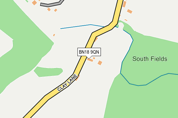 BN18 9QN map - OS OpenMap – Local (Ordnance Survey) BN18 9QN map - OS OpenMap – Local (Ordnance Survey)