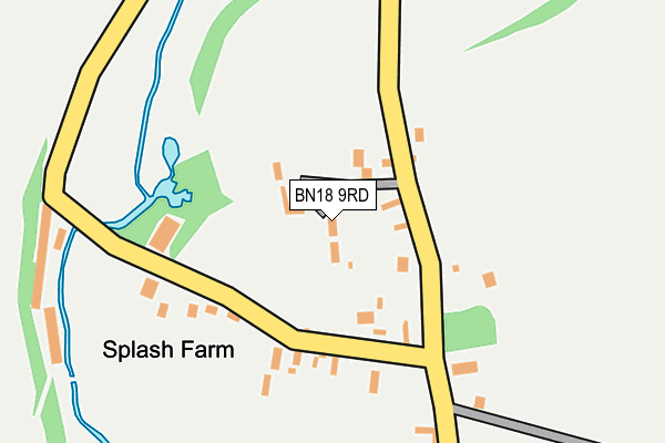 BN18 9RD map - OS OpenMap – Local (Ordnance Survey) BN18 9RD map - OS OpenMap – Local (Ordnance Survey)