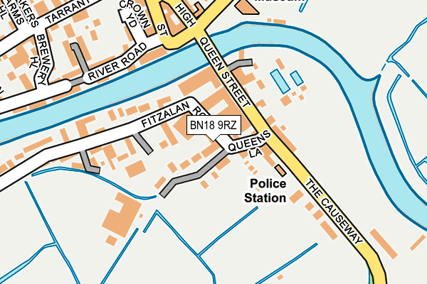 BN18 9RZ map - OS OpenMap – Local (Ordnance Survey) BN18 9RZ map - OS OpenMap – Local (Ordnance Survey)