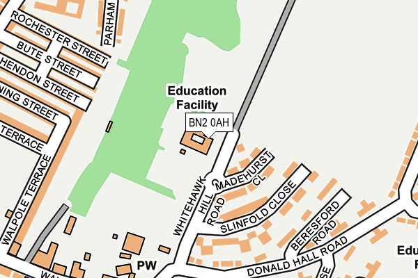 BN2 0AH map - OS OpenMap – Local (Ordnance Survey) BN2 0AH map - OS OpenMap – Local (Ordnance Survey)