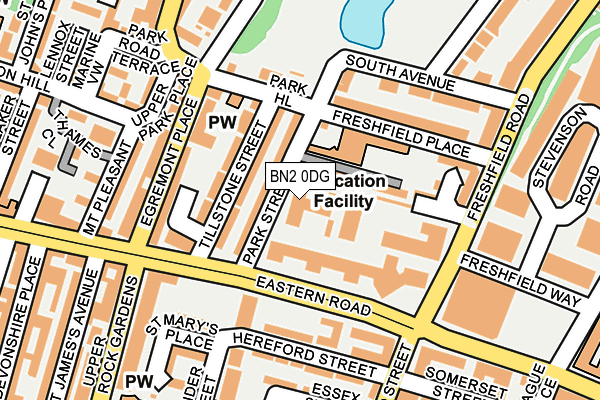 BN2 0DG map - OS OpenMap – Local (Ordnance Survey) BN2 0DG map - OS OpenMap – Local (Ordnance Survey)