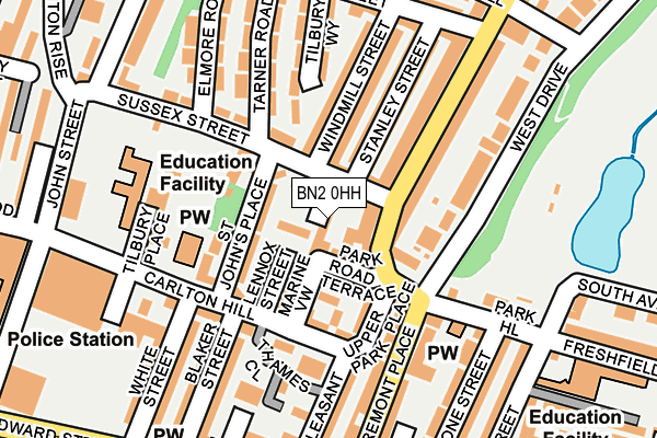 BN2 0HH map - OS OpenMap – Local (Ordnance Survey) BN2 0HH map - OS OpenMap – Local (Ordnance Survey)