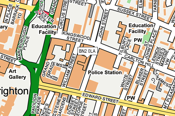 BN2 0LA map - OS OpenMap – Local (Ordnance Survey) BN2 0LA map - OS OpenMap – Local (Ordnance Survey)
