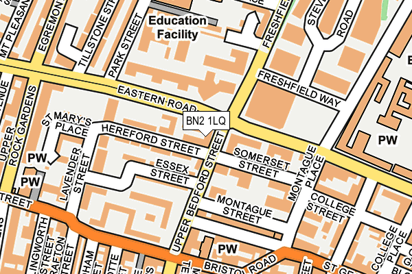BN2 1LQ map - OS OpenMap – Local (Ordnance Survey) BN2 1LQ map - OS OpenMap – Local (Ordnance Survey)