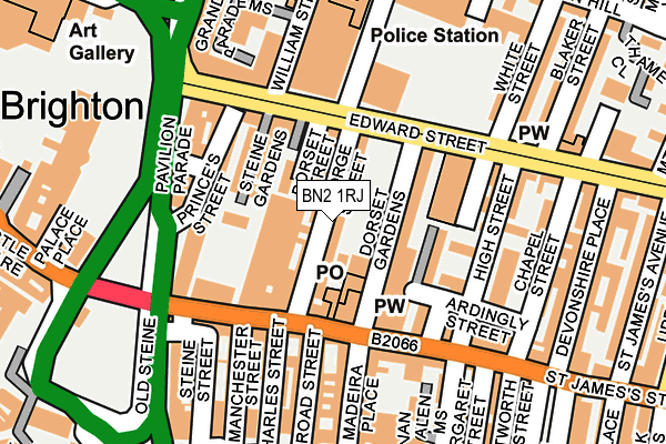 BN2 1RJ map - OS OpenMap – Local (Ordnance Survey) BN2 1RJ map - OS OpenMap – Local (Ordnance Survey)