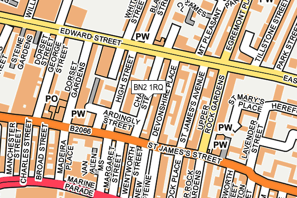 BN2 1RQ map - OS OpenMap – Local (Ordnance Survey) BN2 1RQ map - OS OpenMap – Local (Ordnance Survey)