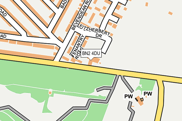 BN2 4DU map - OS OpenMap – Local (Ordnance Survey) BN2 4DU map - OS OpenMap – Local (Ordnance Survey)