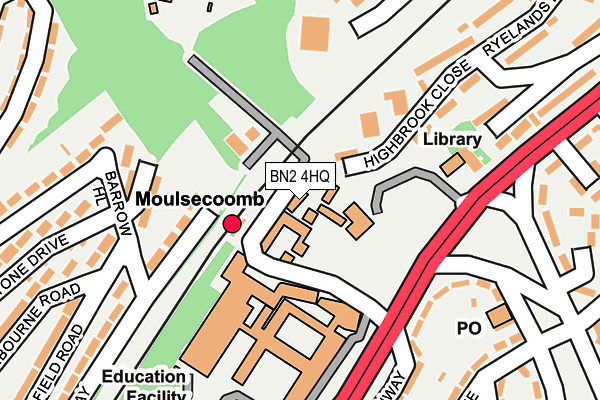 BN2 4HQ map - OS OpenMap – Local (Ordnance Survey) BN2 4HQ map - OS OpenMap – Local (Ordnance Survey)