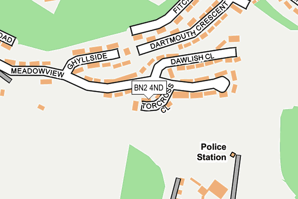 BN2 4ND map - OS OpenMap – Local (Ordnance Survey) BN2 4ND map - OS OpenMap – Local (Ordnance Survey)