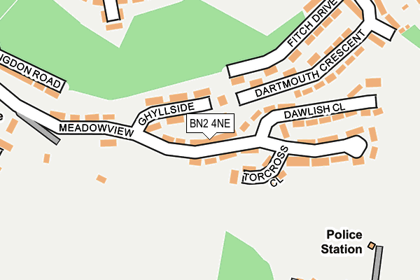 BN2 4NE map - OS OpenMap – Local (Ordnance Survey) BN2 4NE map - OS OpenMap – Local (Ordnance Survey)