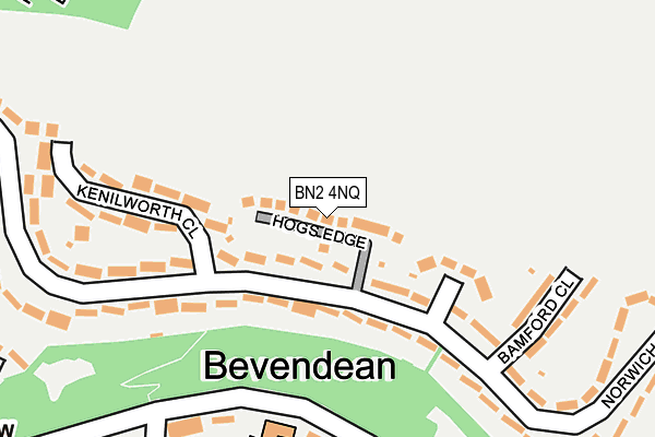BN2 4NQ map - OS OpenMap – Local (Ordnance Survey) BN2 4NQ map - OS OpenMap – Local (Ordnance Survey)
