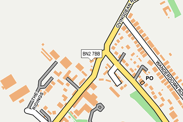 BN2 7BB map - OS OpenMap – Local (Ordnance Survey) BN2 7BB map - OS OpenMap – Local (Ordnance Survey)