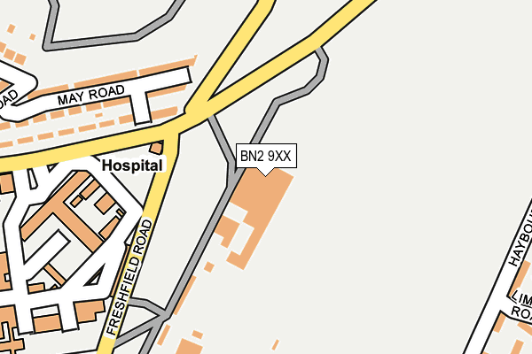 BN2 9XX map - OS OpenMap – Local (Ordnance Survey) BN2 9XX map - OS OpenMap – Local (Ordnance Survey)