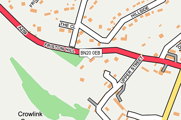 BN20 0EB map - OS OpenMap – Local (Ordnance Survey) BN20 0EB map - OS OpenMap – Local (Ordnance Survey)