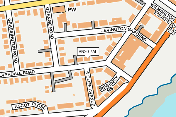 BN20 7AL map - OS OpenMap – Local (Ordnance Survey) BN20 7AL map - OS OpenMap – Local (Ordnance Survey)