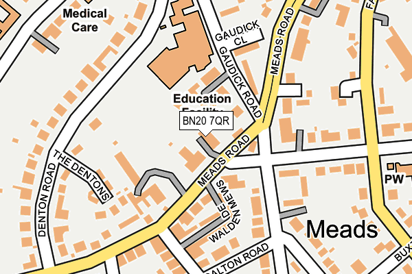 BN20 7QR map - OS OpenMap – Local (Ordnance Survey) BN20 7QR map - OS OpenMap – Local (Ordnance Survey)