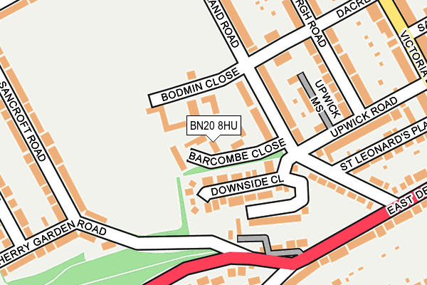 BN20 8HU map - OS OpenMap – Local (Ordnance Survey) BN20 8HU map - OS OpenMap – Local (Ordnance Survey)