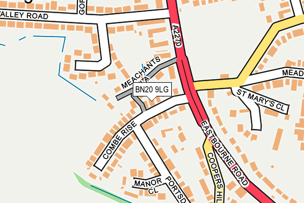 BN20 9LG map - OS OpenMap – Local (Ordnance Survey) BN20 9LG map - OS OpenMap – Local (Ordnance Survey)