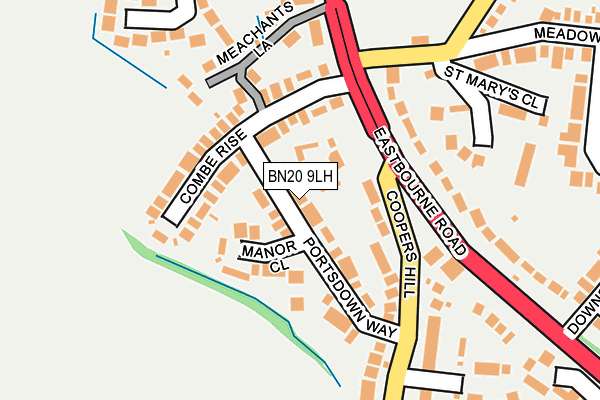 BN20 9LH map - OS OpenMap – Local (Ordnance Survey) BN20 9LH map - OS OpenMap – Local (Ordnance Survey)