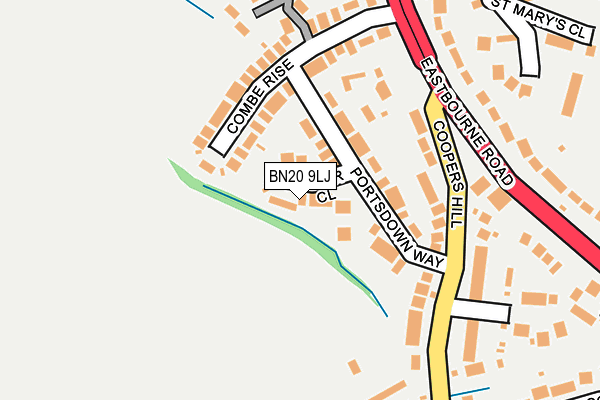 BN20 9LJ map - OS OpenMap – Local (Ordnance Survey) BN20 9LJ map - OS OpenMap – Local (Ordnance Survey)