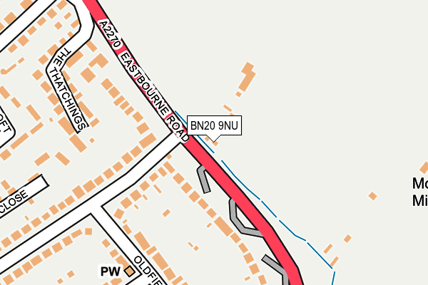 BN20 9NU map - OS OpenMap – Local (Ordnance Survey) BN20 9NU map - OS OpenMap – Local (Ordnance Survey)