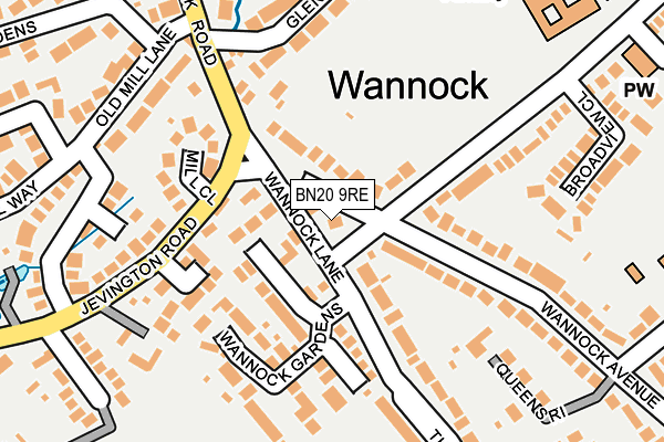 BN20 9RE map - OS OpenMap – Local (Ordnance Survey) BN20 9RE map - OS OpenMap – Local (Ordnance Survey)