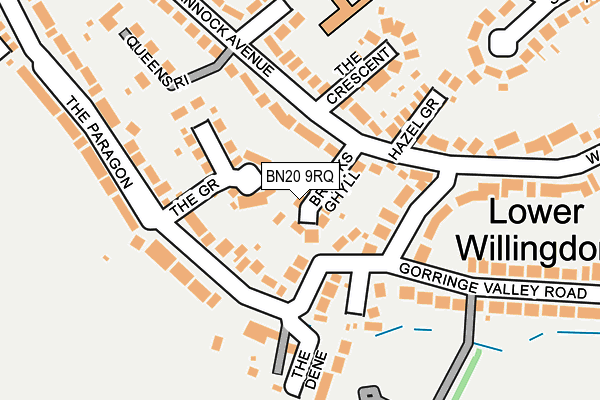 BN20 9RQ map - OS OpenMap – Local (Ordnance Survey) BN20 9RQ map - OS OpenMap – Local (Ordnance Survey)