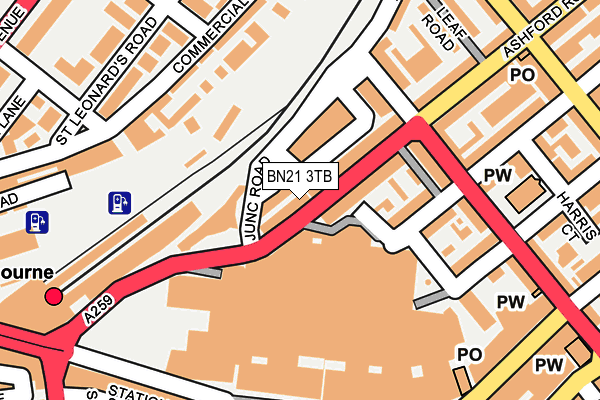 BN21 3TB map - OS OpenMap – Local (Ordnance Survey) BN21 3TB map - OS OpenMap – Local (Ordnance Survey)