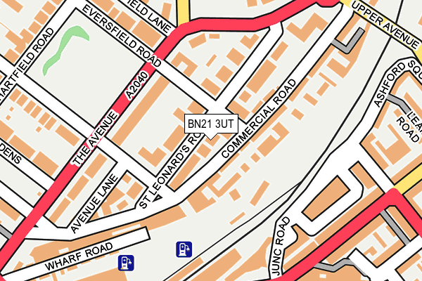 BN21 3UT map - OS OpenMap – Local (Ordnance Survey) BN21 3UT map - OS OpenMap – Local (Ordnance Survey)
