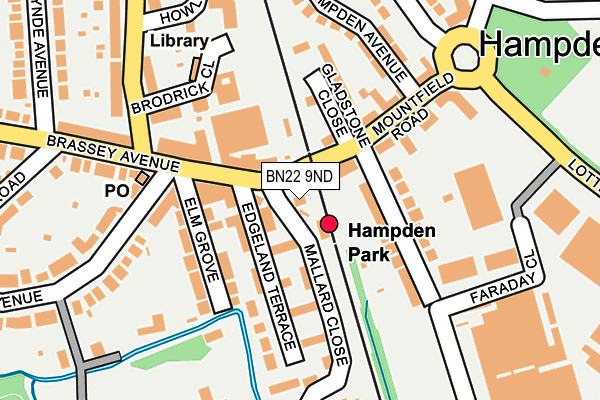 BN22 9ND map - OS OpenMap – Local (Ordnance Survey) BN22 9ND map - OS OpenMap – Local (Ordnance Survey)