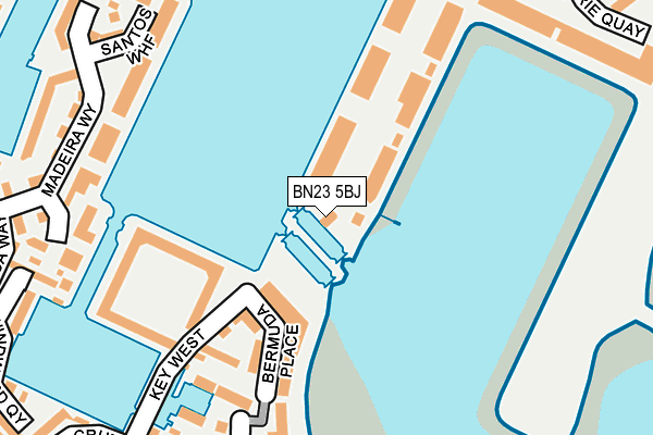 BN23 5BJ map - OS OpenMap – Local (Ordnance Survey) BN23 5BJ map - OS OpenMap – Local (Ordnance Survey)