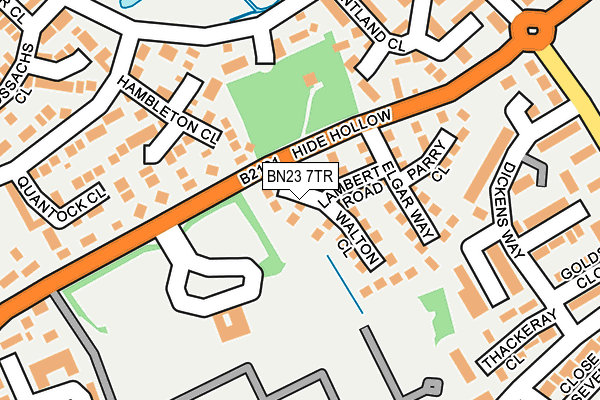 BN23 7TR map - OS OpenMap – Local (Ordnance Survey) BN23 7TR map - OS OpenMap – Local (Ordnance Survey)