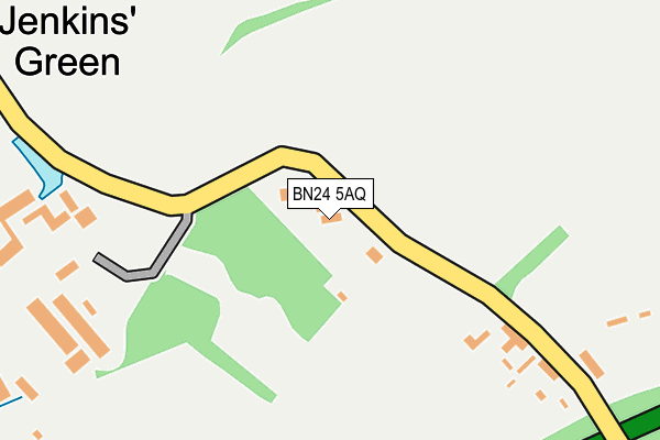 BN24 5AQ map - OS OpenMap – Local (Ordnance Survey) BN24 5AQ map - OS OpenMap – Local (Ordnance Survey)