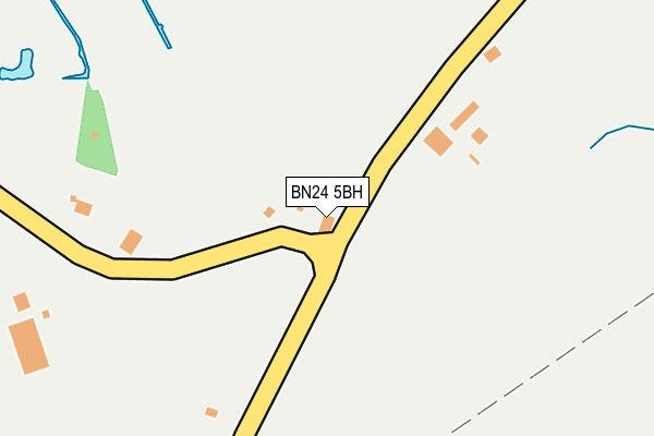 BN24 5BH map - OS OpenMap – Local (Ordnance Survey) BN24 5BH map - OS OpenMap – Local (Ordnance Survey)