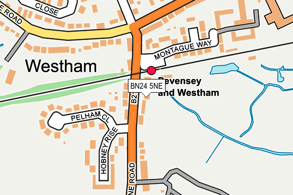BN24 5NE map - OS OpenMap – Local (Ordnance Survey) BN24 5NE map - OS OpenMap – Local (Ordnance Survey)