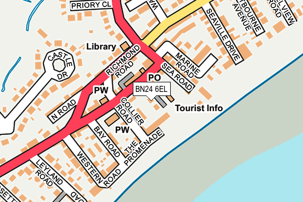 BN24 6EL map - OS OpenMap – Local (Ordnance Survey) BN24 6EL map - OS OpenMap – Local (Ordnance Survey)