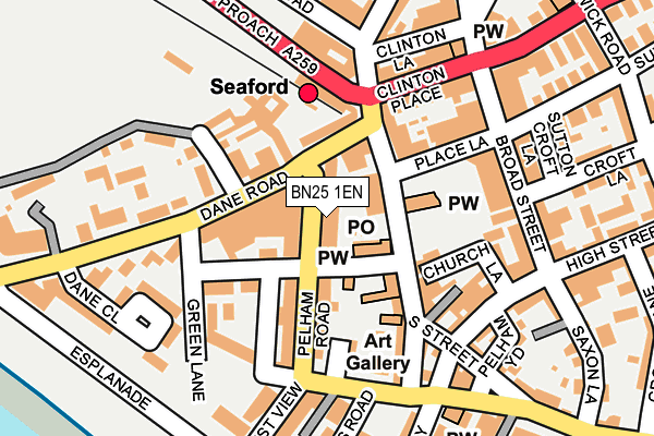 BN25 1EN map - OS OpenMap – Local (Ordnance Survey) BN25 1EN map - OS OpenMap – Local (Ordnance Survey)