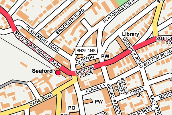 BN25 1NS map - OS OpenMap – Local (Ordnance Survey) BN25 1NS map - OS OpenMap – Local (Ordnance Survey)