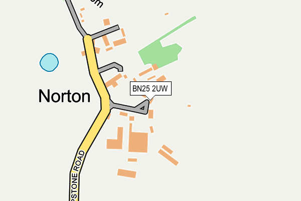BN25 2UW map - OS OpenMap – Local (Ordnance Survey)