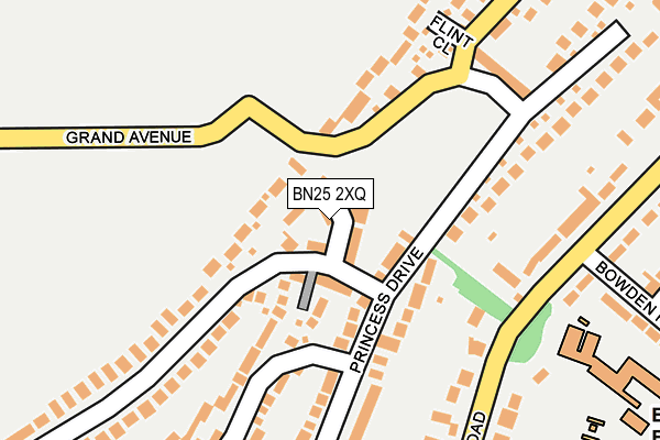 BN25 2XQ map - OS OpenMap – Local (Ordnance Survey) BN25 2XQ map - OS OpenMap – Local (Ordnance Survey)