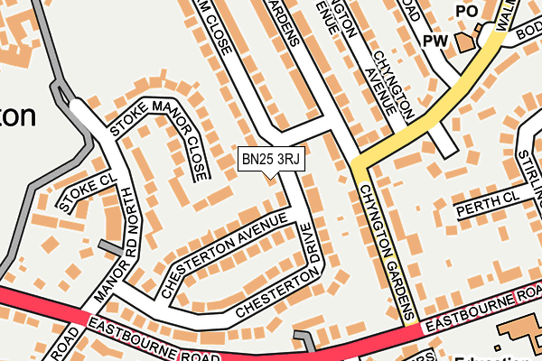 BN25 3RJ map - OS OpenMap – Local (Ordnance Survey) BN25 3RJ map - OS OpenMap – Local (Ordnance Survey)