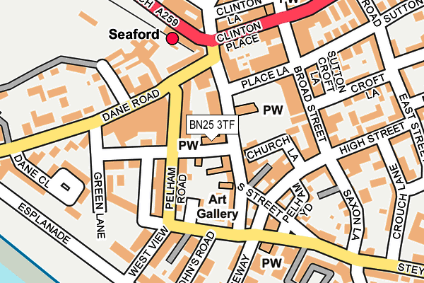 BN25 3TF map - OS OpenMap – Local (Ordnance Survey) BN25 3TF map - OS OpenMap – Local (Ordnance Survey)