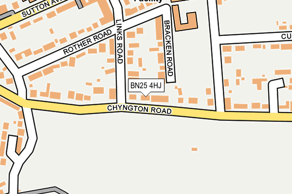 BN25 4HJ map - OS OpenMap – Local (Ordnance Survey) BN25 4HJ map - OS OpenMap – Local (Ordnance Survey)
