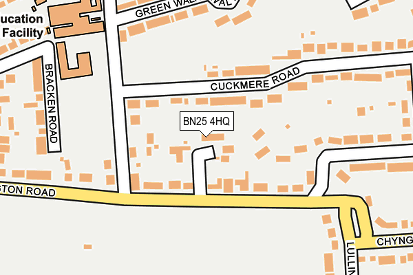 BN25 4HQ map - OS OpenMap – Local (Ordnance Survey) BN25 4HQ map - OS OpenMap – Local (Ordnance Survey)