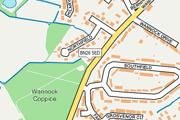 BN26 5ED map - OS OpenMap – Local (Ordnance Survey) BN26 5ED map - OS OpenMap – Local (Ordnance Survey)
