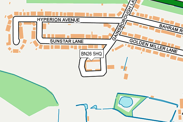 BN26 5HQ map - OS OpenMap – Local (Ordnance Survey) BN26 5HQ map - OS OpenMap – Local (Ordnance Survey)