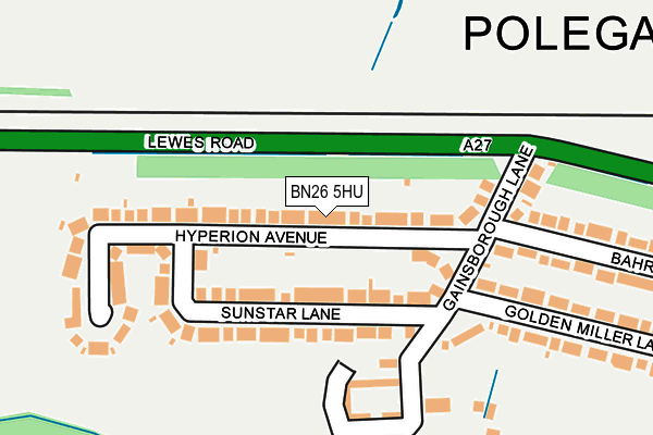 BN26 5HU map - OS OpenMap – Local (Ordnance Survey) BN26 5HU map - OS OpenMap – Local (Ordnance Survey)