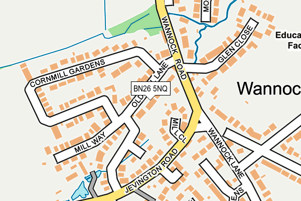 BN26 5NQ map - OS OpenMap – Local (Ordnance Survey) BN26 5NQ map - OS OpenMap – Local (Ordnance Survey)